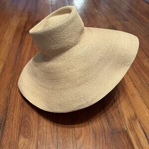 Annabel Ingall Australia Wide Brim Floppy Straw Hat Elegant Beach Sun Hat